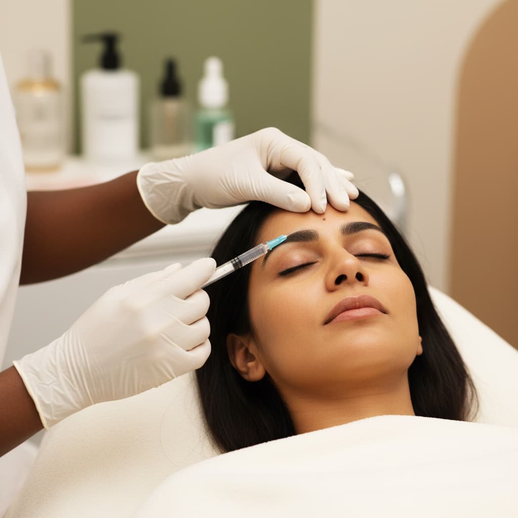 A visual representation of the Anti-Wrinkle Injections treatment.