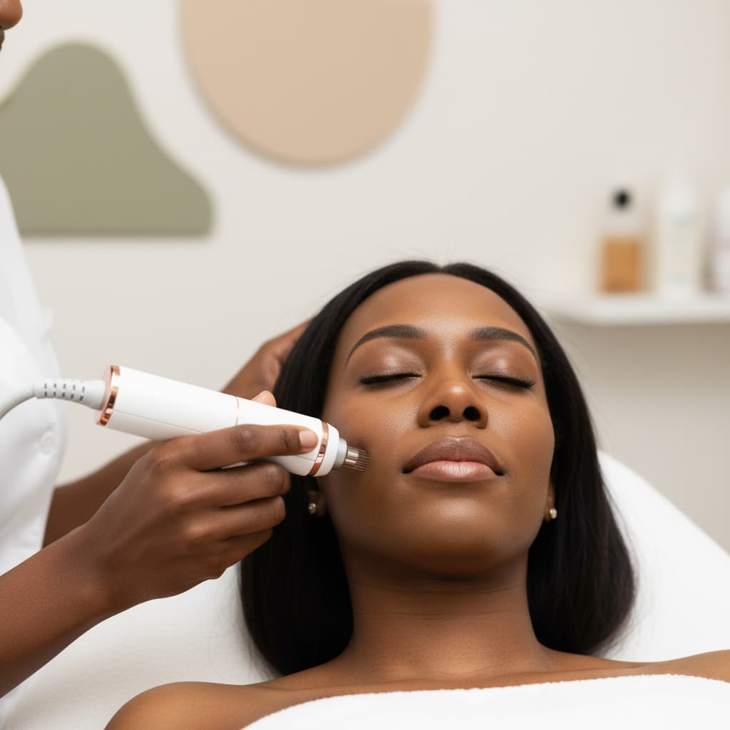 A visual representation of the Microneedling treatment.