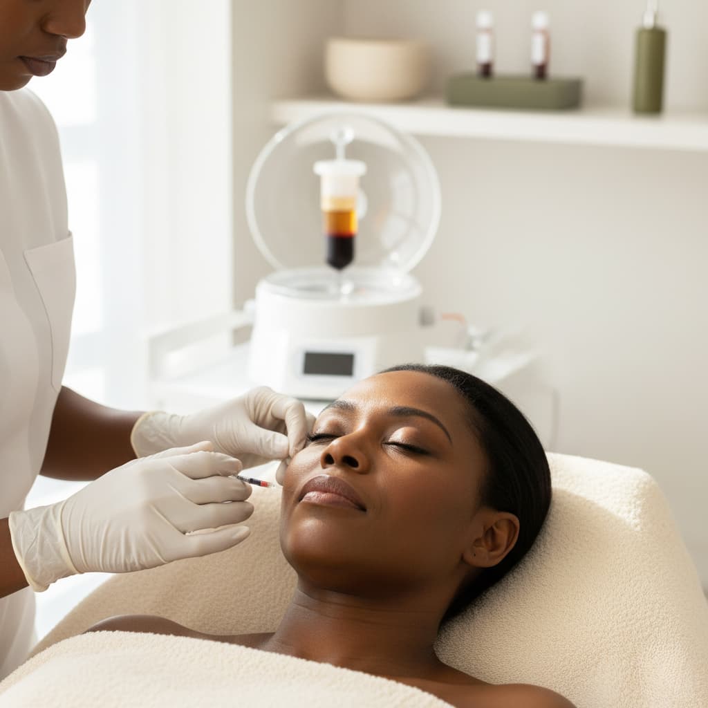 A visual representation of the PRP (Platelet-Rich Plasma) Therapy treatment.